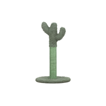 Cactus-Shaped Cat Scratching Post - Green