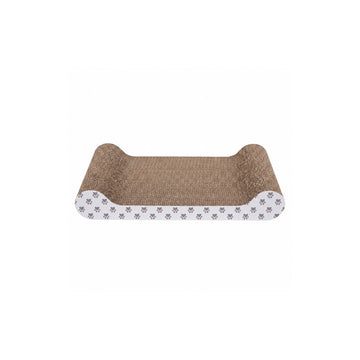Curved Corrugated Cardboard Cat Scratcher - Kraft