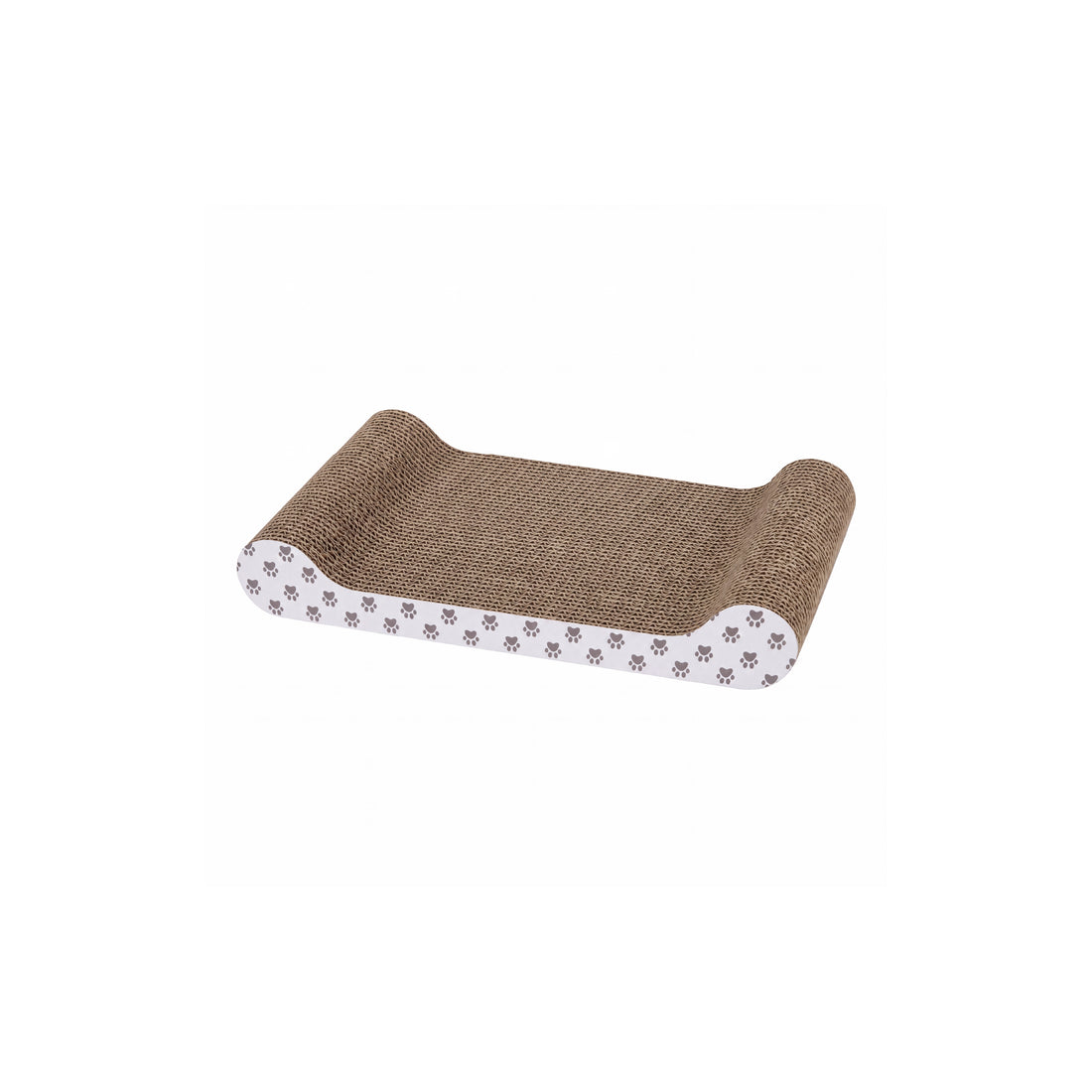 Curved Corrugated Cardboard Cat Scratcher - Kraft