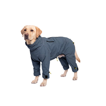 Four-Leg Reflective Dog Jumpsuit - Slate Blue