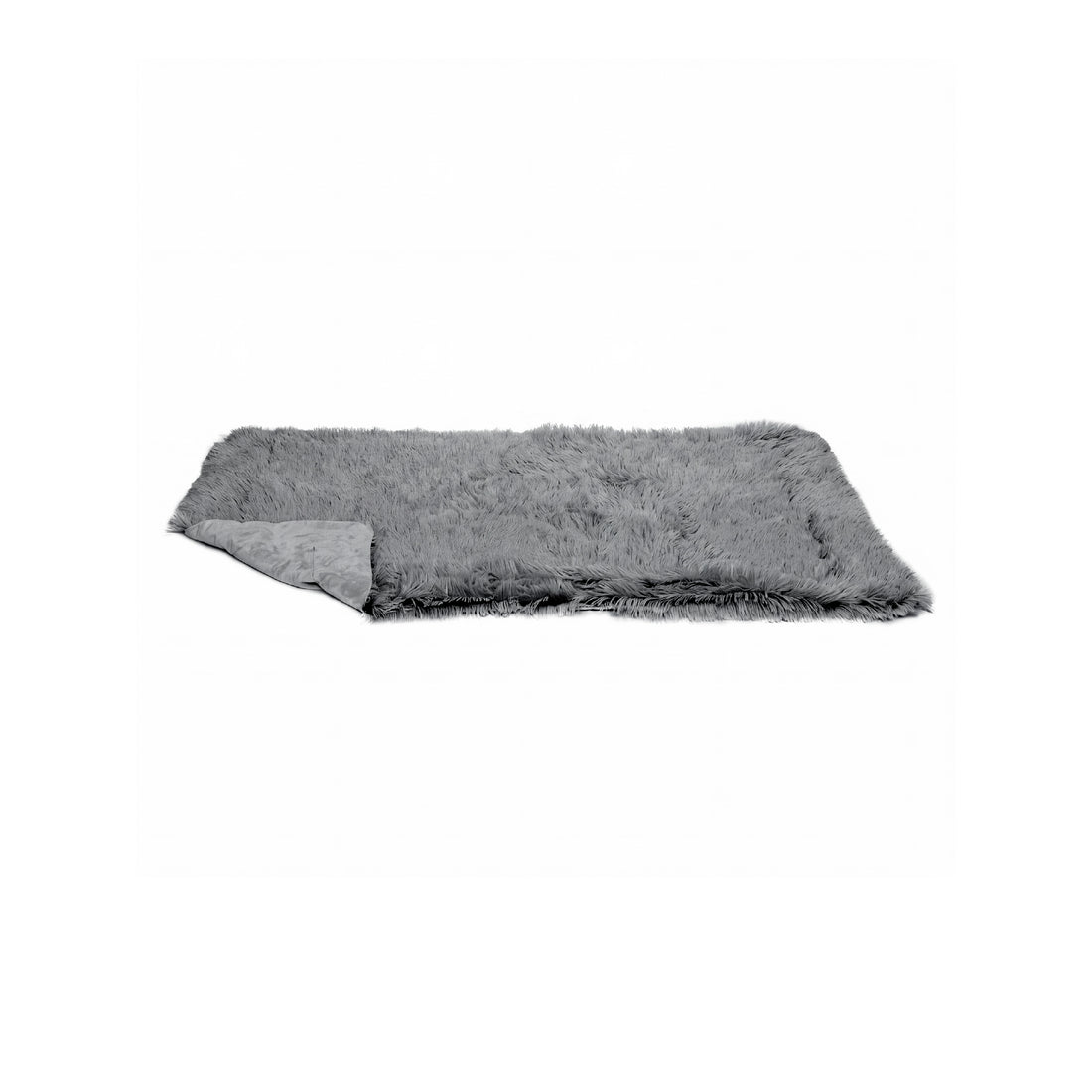 Long Fur & Velvet Waterproof Pet Throw Blanket - Gray
