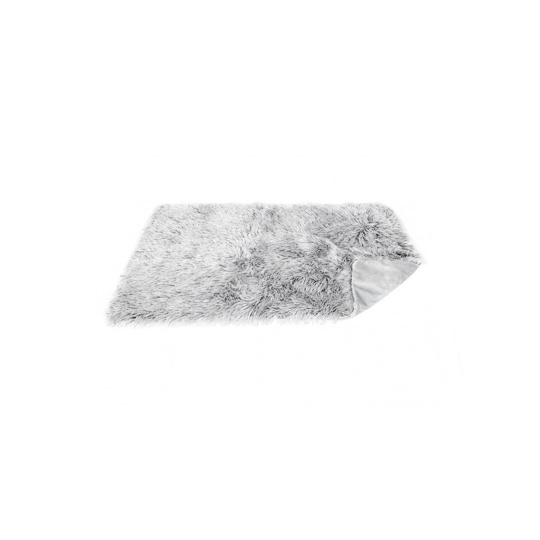 Long Fur & Velvet Waterproof Pet Throw Blanket - Mist Gray