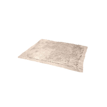 Long Fur & Velvet Waterproof Pet Throw Blanket - Taupe