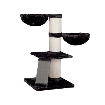 Multi-Level Cat Tree with Double Hammocks - Black-A