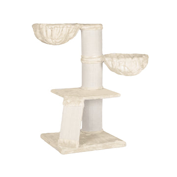 Multi-Level Cat Tree with Double Hammocks - Cream-A