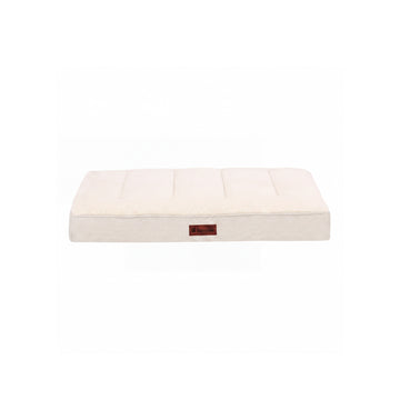 Plush & Decorator Check Tuft-Top Classic Cushion Pet Bed - Wheat