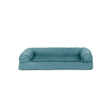 Plush & Suede Sofa Pet Bed - Deep Pool