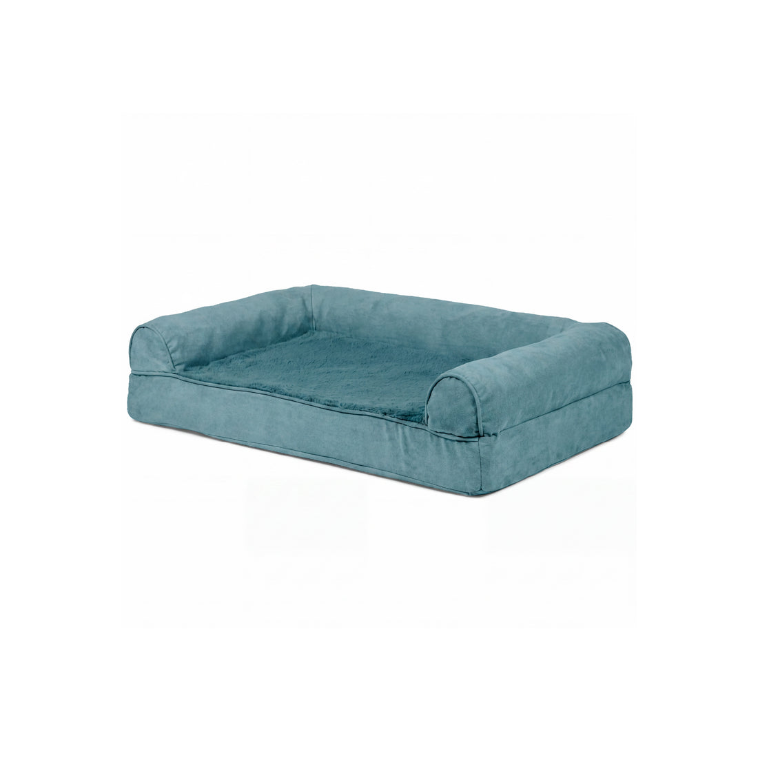 Plush & Suede Sofa Pet Bed - Deep Pool