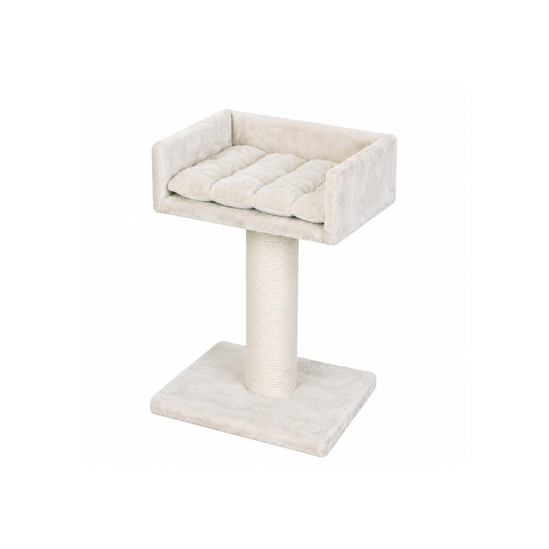Sofa Lounge Cat Tree with Scratching Post - Cream
