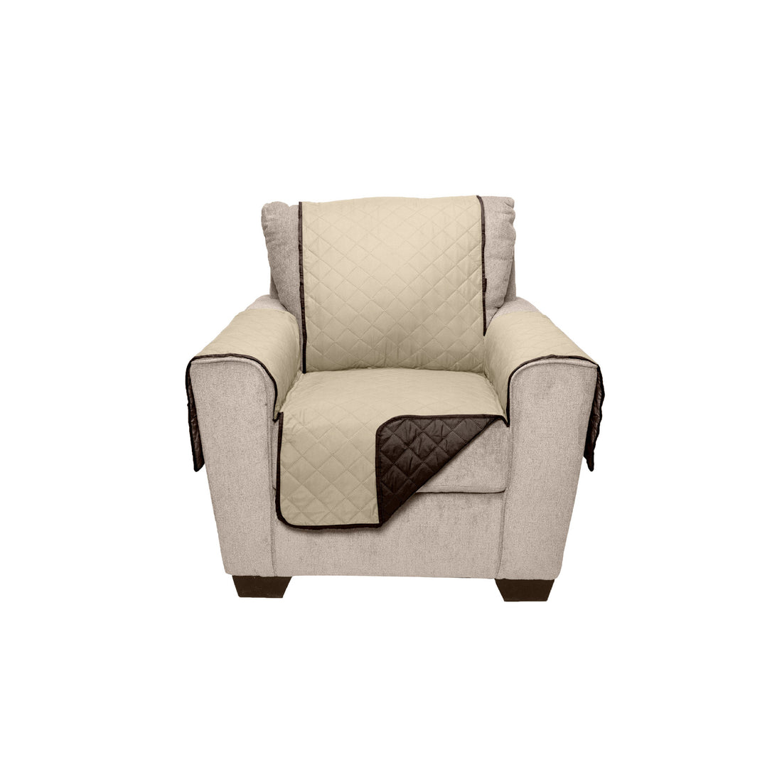 Solid Reversible Furniture Protector - Espresso/Clay
