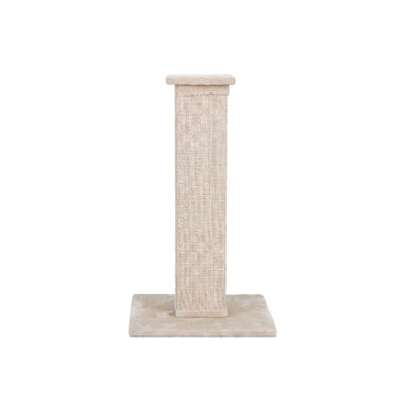 Tall Sisal Cat Scratching Post - Cream