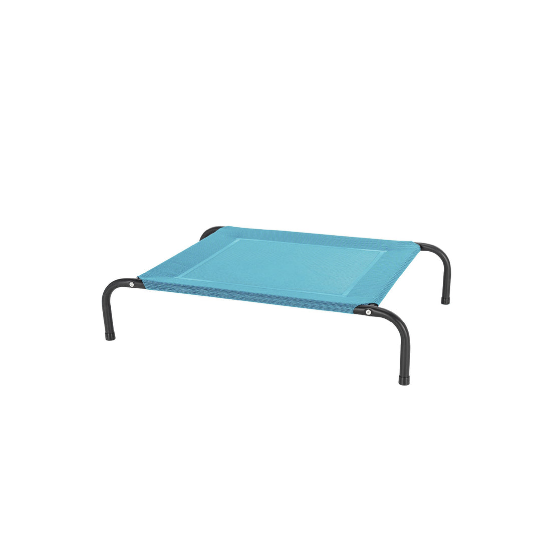 Water Resistant Elevated Pet Cot - Reinforced Mesh - Capri Blue