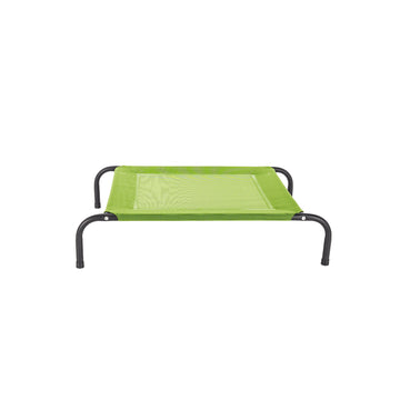 Water Resistant Elevated Pet Cot - Reinforced Mesh - Gecko Green
