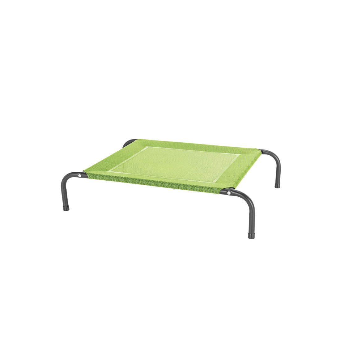 Water Resistant Elevated Pet Cot - Reinforced Mesh - Gecko Green