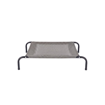 Water Resistant Elevated Pet Cot - Reinforced Mesh - Graphite Gray